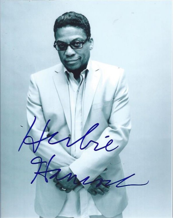 Autographed Photograph of Herbie Hancock TH